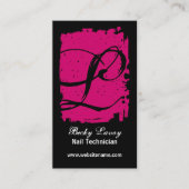 情報通およびはっきりしたなモノグラム 名刺 (正面)