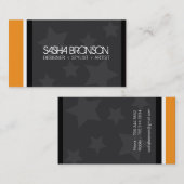 情報通およびモダンな名刺 名刺 (正面/裏面)