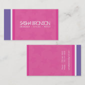 情報通およびモダンな名刺 名刺 (正面/裏面)