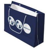 情報通のお尻のhoorayギフトバッグ ラージペーパーバッグ (正面アングル)