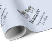 情報通のお尻のHoorayパーソナライズな解剖学メッセージ ラッピングペーパー (ロールコーナー)