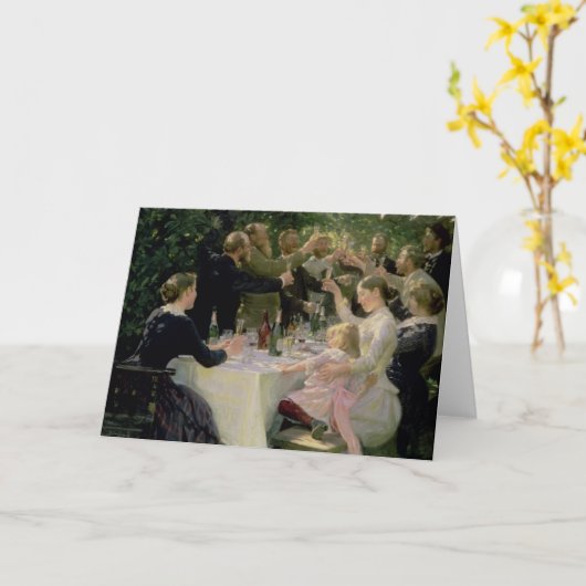 情報通のお尻万歳! Skagen 1888年の芸術家のパーティー カード (黄色い花)