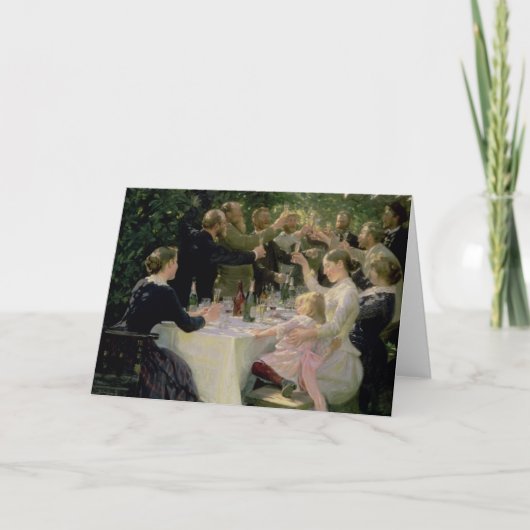 情報通のお尻万歳! Skagen 1888年の芸術家のパーティー カード (正面)