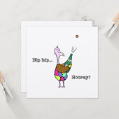 情報通のお尻… Hooray! カード (正面/裏面インサイチュ)