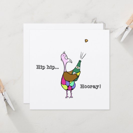 情報通のお尻… Hooray! カード (正面/裏面インサイチュ)