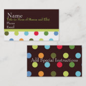 情報通のひよこのお母さんカード コーリングカード (正面/裏面)