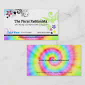 情報通のカラフル「Nの素晴しいプロフィールカード 名刺 (正面/裏面)