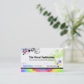 情報通のカラフル「Nの素晴しいプロフィールカード 名刺 (スタンド正面)