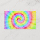 情報通のカラフル「Nの素晴しいプロフィールカード 名刺 (裏面)