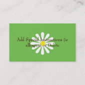 情報通のデイジーのお母さんカード コーリングカード (裏面)