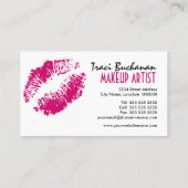 情報通のメーキャップアーティストの名刺 名刺 (裏面)