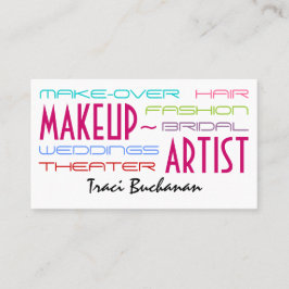 情報通のメーキャップアーティストの名刺 名刺