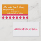 情報通の先生の名刺 名刺 (正面/裏面)