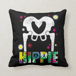 情報通の取り替えの外科のためのおもしろいなヒッピーのワイシャツ クッション