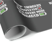 情報通の取り替えの外科回復はよく得ます ラッピングペーパー (ロールコーナー)