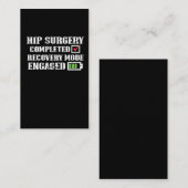 情報通の取り替えの外科回復はよく得ます 名刺 (正面/裏面)