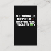 情報通の取り替えの外科回復はよく得ます 名刺 (正面)