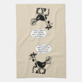 情報通の取り替えの外科-おもしろいの引用文 キッチンタオル (縦)