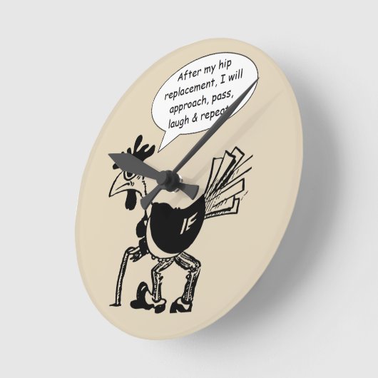 情報通の取り替えの外科-おもしろいの引用文 ラウンド壁時計 (傾斜)