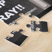 情報通の取り替えのHurray-の情報通の情報通のおめでとう ジグソーパズル (側面)