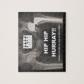 情報通の取り替えのHurray-の情報通の情報通のおめでとう ジグソーパズル (縦)