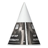 情報通の取り替えのHurray-の情報通の情報通のおめでとう パーティーハット (左)