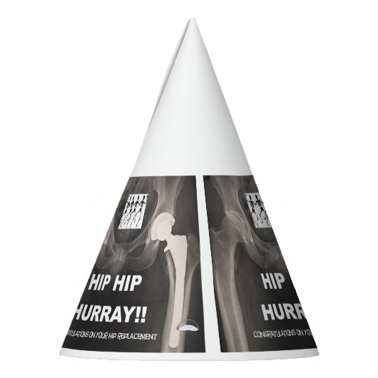 情報通の取り替えのHurray-の情報通の情報通のおめでとう パーティーハット (左)