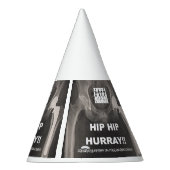 情報通の取り替えのHurray-の情報通の情報通のおめでとう パーティーハット (右)