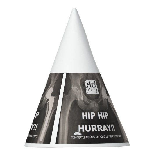 情報通の取り替えのHurray-の情報通の情報通のおめでとう パーティーハット (右)