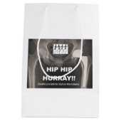 情報通の情報通のHurray -情報通の外科のContrats ミディアムペーパーバッグ (裏面)