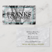 情報通の造園の樹木限界線名刺 名刺 (正面/裏面)