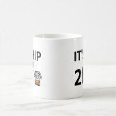 情報通の2B正方形IIのおもしろマグカップ コーヒーマグカップ (中央)