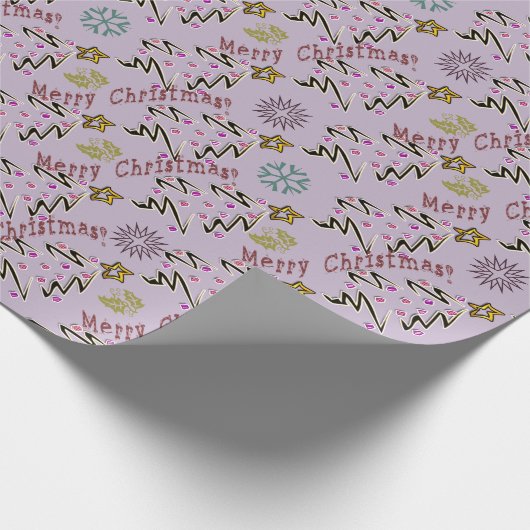 情報通のHolidaze -ラベンダーの霧 ラッピングペーパー (角)