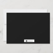 情報通及び素晴しい菓子16の16誕生日5x7 招待状 (裏面)