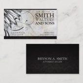 情報通及び都市弁護士の法律及び正義の名刺 名刺 (正面/裏面)