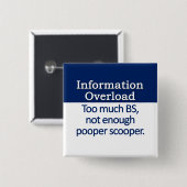 情報過負荷定義 缶バッジ (正面&裏面)