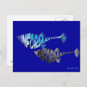 情報魚 ポストカード (正面/裏面)