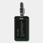 情報 ラゲッジタグ (正面縦)
