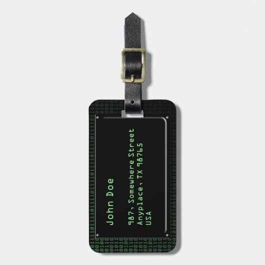 情報 ラゲッジタグ (正面縦)