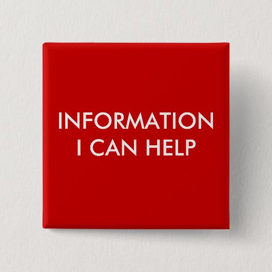 情報 缶バッジ (正面)