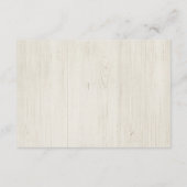 情報/詳細エンクロージャカード素朴- Wood エンクロージャーカード (裏面)