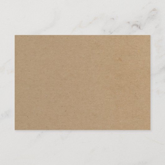 情報/詳細エンクロージャカード – シンプル エンクロージャーカード (裏面)