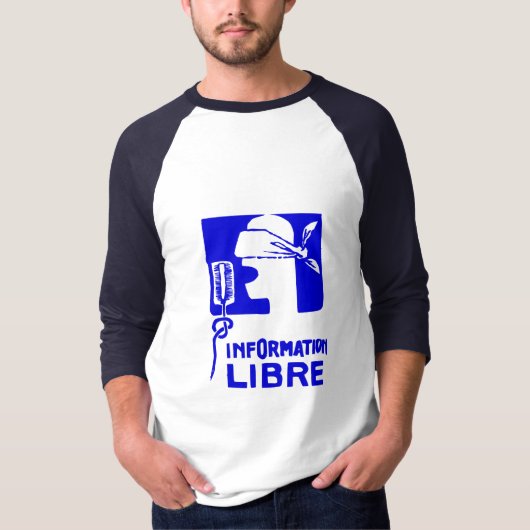 情報libreのTシャツ Tシャツ (正面)