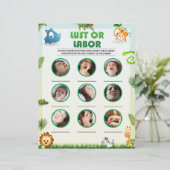 情欲または労働赤ちゃんシャワーゲーム[動物テーマ] レターヘッド (スタンド正面)