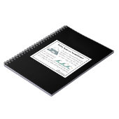 情熱および業積の黒いノートを見つけること ノートブック (左側)