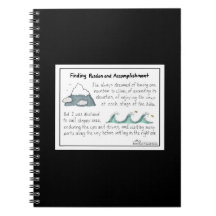 情熱および業積の黒いノートを見つけること