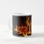 情熱と恋慕の夜のマグカップ コーヒーマグカップ (正面左)