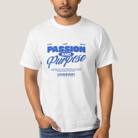 情熱と目的 Tシャツ (正面)