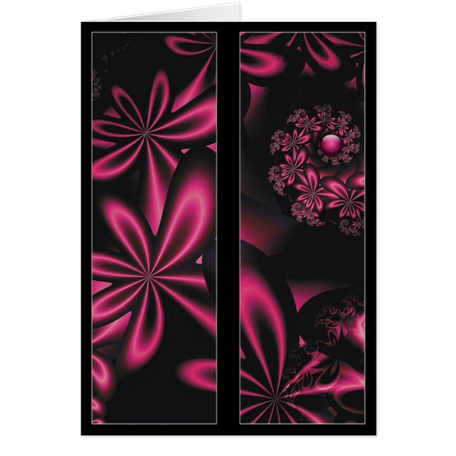 情熱によってはしおりカードが開花します (正面)