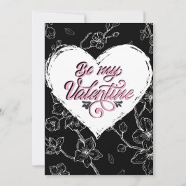 情熱に彩られた：モノクロームの花、ピンクの愛 シーズンカード